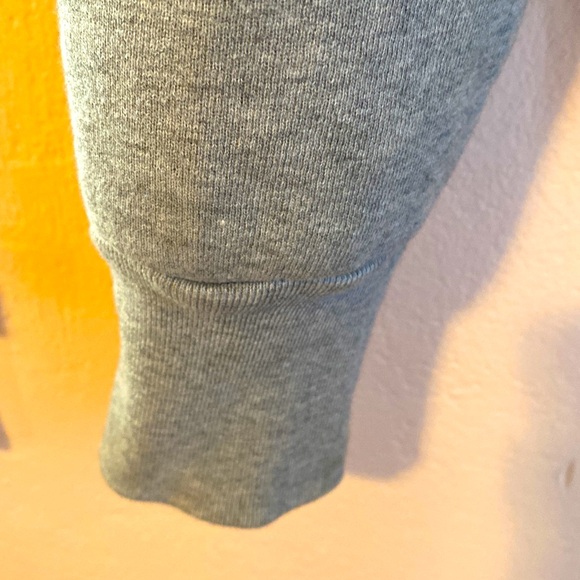 NSF Esme French Terry Sweater Gray Melange Half Button Up Pullover Small - Picture 11 of 16